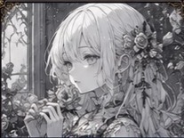 グリザイユの挿絵